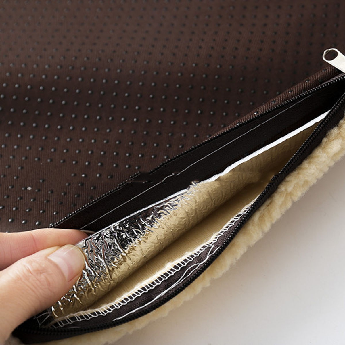 Pet Self-Heating Cat Dog Bed Blanket Warm Berber Fleece